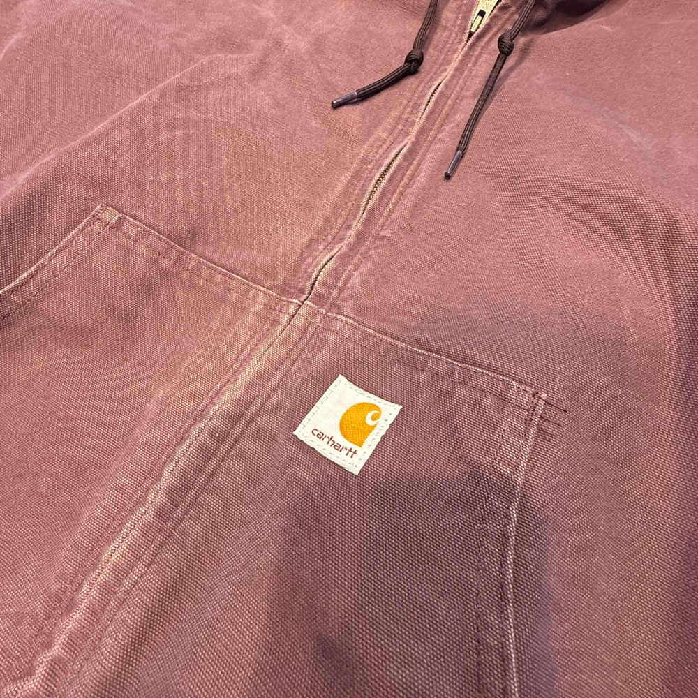 Women’s Carhartt Canvas Plum Insulated Hooded Jacket - Picture 3 of 3